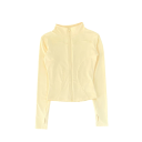 Casaco desportivo feminino com gola alta Corte slim-fit Material de secagem rápida Conceção funcional respirável Casaco leve para treino 9