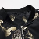 Casaco Masculino com Caveiras - Preto 1