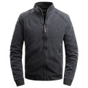 Casaco masculino com colarinho S109 5