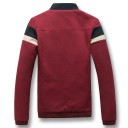 Casaco masculino de primavera/outono com riscas J2595 7