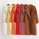 Casaco peludo feminino A1875 1