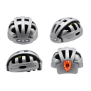 Cască de ciclism pentru bărbați 59–62 cm EPS Lumină LED frontală și dorsală Cască sportivă monocromă pentru bicicletă MTB de șosea 9