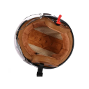 Cască de motocicletă retro cu vizor care se poate deschide Cască de protecție ABS pentru plimbare cu scuter sau motocicletă Cască vintage elegantă 3