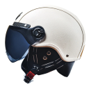 Cască de motocicletă retro rabatabilă 55–62 cm Carcasă din ABS Căptușeală de iarnă și vară înlocuibilă Cască de motocicletă elegantă cu vizor 2