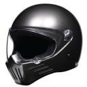 Cască integrala de motocicletă cu ochelari Oprită cu vizor întunecat Carcasă rezistentă din ABS 4