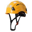 Casco di sicurezza con adesivi riflettenti Taglia 53-63 cm Guscio traspirante in ABS Regolabile con rotella Per costruzione e lavori in altezza 8