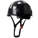 Casco di sicurezza con adesivi riflettenti Taglia 53-63 cm Guscio traspirante in ABS Regolabile con rotella Per costruzione e lavori in altezza 2