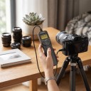 Časosběrný intervalometr s LCD časovačem Hanpusen TR90 C6 pro Canon EOS Kabelová spoušť Černá Na časosběr i dlouhé expozice 5