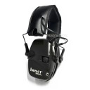 Casque anti-bruit tactique de tir avec microphone Casque pliable Réduction active du bruit Protection des oreilles Taille réglable Jack 3,5 mm 1