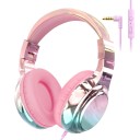 Casque filaire pour enfants avec limitation de volume à 85/94 dB, connecteur jack 3,5 mm, microphone, construction pliable pour l'école 5