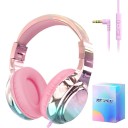 Casque filaire pour enfants avec limitation de volume à 85/94 dB, connecteur jack 3,5 mm, microphone, construction pliable pour l'école 1