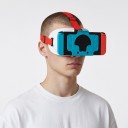 Casque VR pour Nintendo Switch et Switch OLED avec lentilles HD réglables, lunettes de réalité virtuelle avec sangle autour de la tête et sur le sommet 6