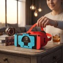 Casque VR pour Nintendo Switch et Switch OLED avec lentilles HD réglables, lunettes de réalité virtuelle avec sangle autour de la tête et sur le sommet 5