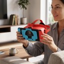 Casque VR pour Nintendo Switch et Switch OLED avec lentilles HD réglables, lunettes de réalité virtuelle avec sangle autour de la tête et sur le sommet 7