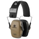Casques de tir tactiques Yhkema P10 Series Protection auditive Réduction active du bruit Design pliable Taille réglable Microphone 6