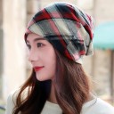 Casquette à carreaux pour femmes J495 11
