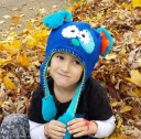 Casquette d'enfant amusante avec visage 7