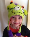 Casquette d'enfant amusante avec visage 9