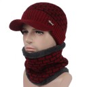Casquette d'hiver pour homme + écharpe 13