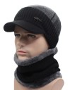 Casquette d'hiver pour homme et écharpe J759 13