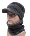 Casquette d'hiver pour homme et écharpe J759 16
