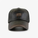 Casquette en cuir pour homme 2