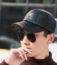 Casquette en cuir pour homme 3