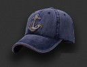 Casquette en jean avec ancre J2510 1