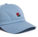 Casquette femme avec petite rose brodée Casquette de baseball en coton avec visière courbée et œillets de ventilation Tour de tête 54 à 62 4