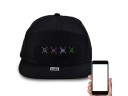 Casquette LED avec texte programmable 5