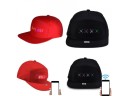 Casquette LED avec texte programmable 3