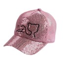 Casquette pour enfants avec paillettes 5