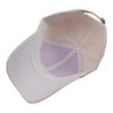 Casquette pour femmes avec un papillon décoratif en strass Polyester brillant Ailes transparentes Bord de visière scintillant Sangle ajustable 4
