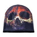 Casquette pour homme avec impression J747 crâne en feu