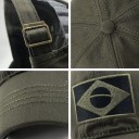 Casquette pour homme avec le drapeau brésilien 2
