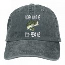 Casquette pour homme avec poisson T181 2