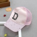 Casquette trucker pour enfant avec la lettre T897 3