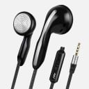 Căști pe ureche cu bas, microfon și control al volumului Jack 3,5 mm Cablu de 1,2 m Interval de frecvență 20 Hz până la 20 kHz Sensibilitate 110 2