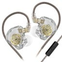 Căști sport pentru urechi KZ EDX Lite cu microfon cablu OFC detașabil conector 2pin placat cu aur transductor dinamic 1