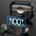 Căști wireless in-ear cu microfon pentru muzică și apeluri Bluetooth 5.1 Carcasă cu ecran LED Autonomie 6 până la 7 ore Rază 15 m Negru 3