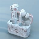 Căști wireless In-ear Cutie de încărcare cu model decorativ Bluetooth 5.0 Rază de acțiune de până la 18 m Microfon pentru apeluri Controlul 3