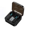 Căști wireless tip in-ear cu microfon Bluetooth 5.0 Control muzică și volum Cutie de încărcare cu ecran 5,5 x 5,3 x 3 cm 2