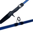 Casting Blue Letvægts Fiskestang 2,1m 5-20kg 4 Sektioner Sammenklappelig Rejsestang Transportlængde 50cm 2