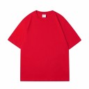 Casual T-shirt met korte mouwen Oversized model Eenvoudig ontwerp Zacht katoenen materiaal Comfortabel T-shirt voor dagelijks gebruik 5