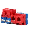 CAT 6 RJ45 naaraskulmaliitin 2 kpl. 2