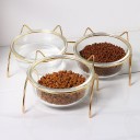 Cat Bowls with Stand C823 4