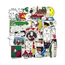 Cat Stickers 50 pcs E113 3