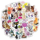 Cat Stickers 50 pcs E268 1