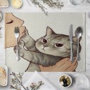 Cat-Themed Placemat 8