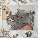 Cat-Themed Placemat 9